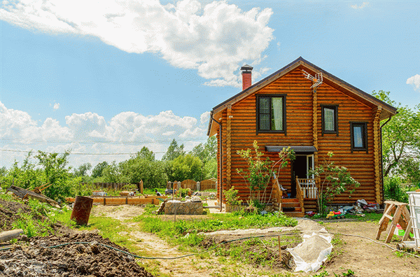 Домик на приусадебном участке