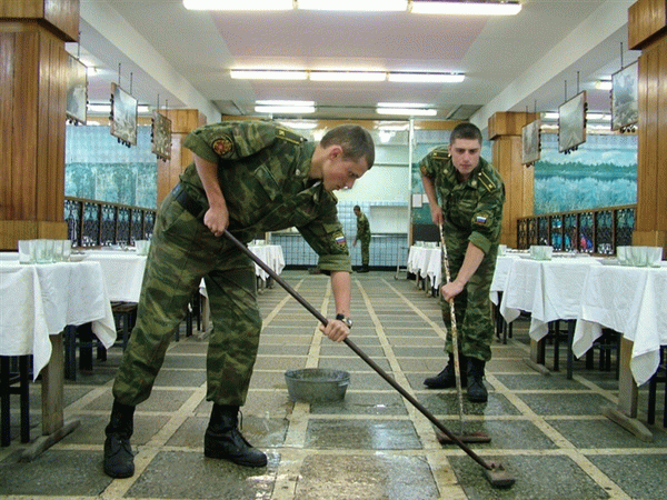 Наряд на работу в столовой