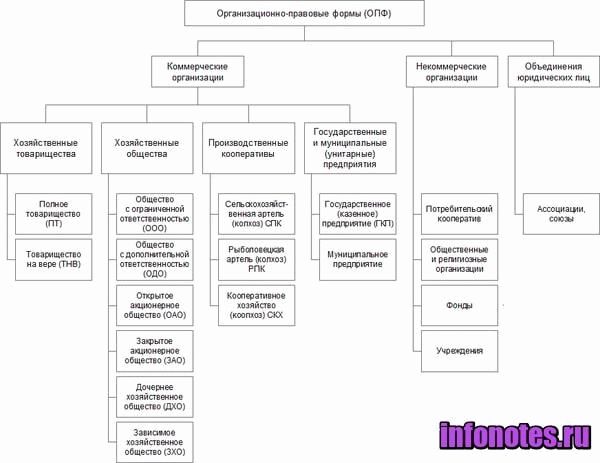 картинка Что такое организационно-правовая форма организации