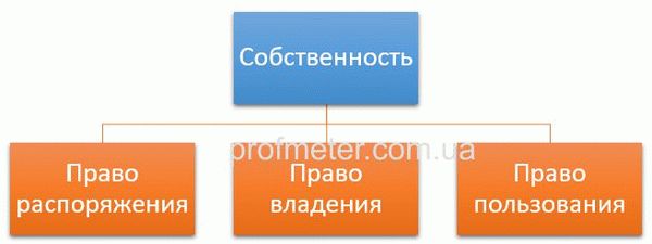 Неотъемлемые признаки собственности. Только наличие всех трех может свидетельствовать о наличии права собственности на объект