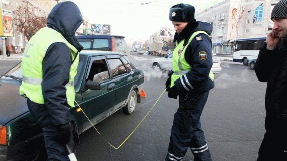 Составление схемы ДТП сотрудниками ГИБДД